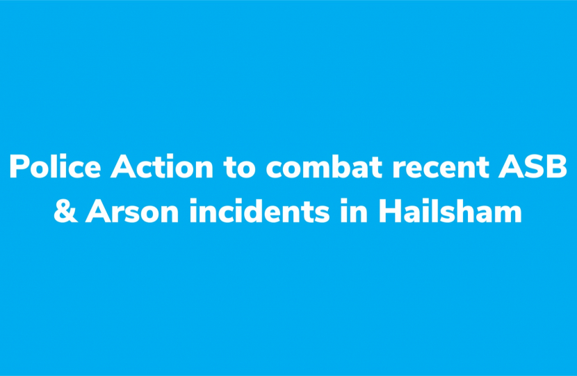 Hailsham Arson & ASB