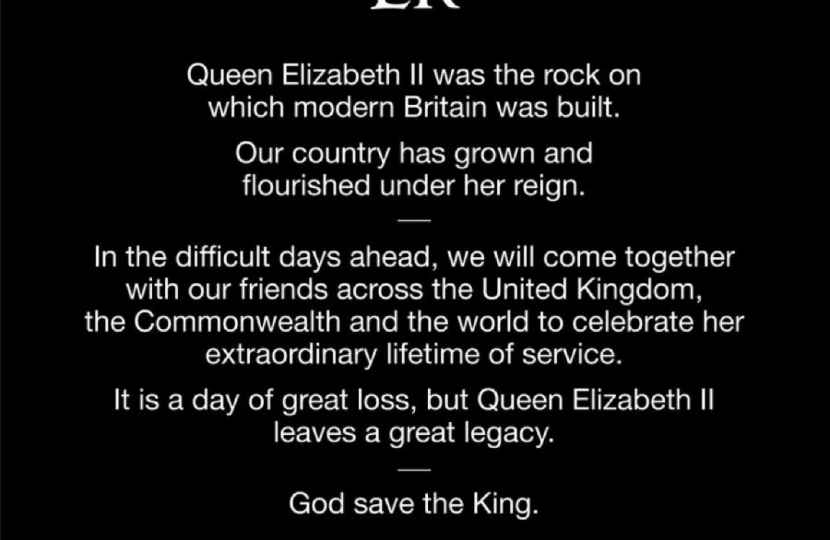 The Queen is dead! Long Live the King!